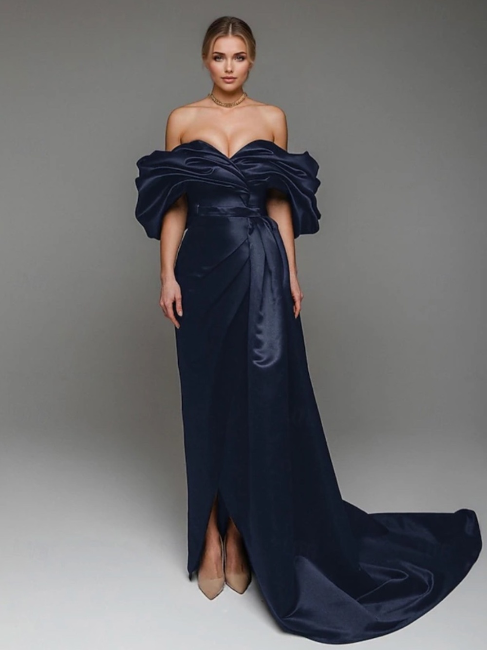 Viceroy Bali Gown - Navy Blue 12 - Ships in 48 Hours
